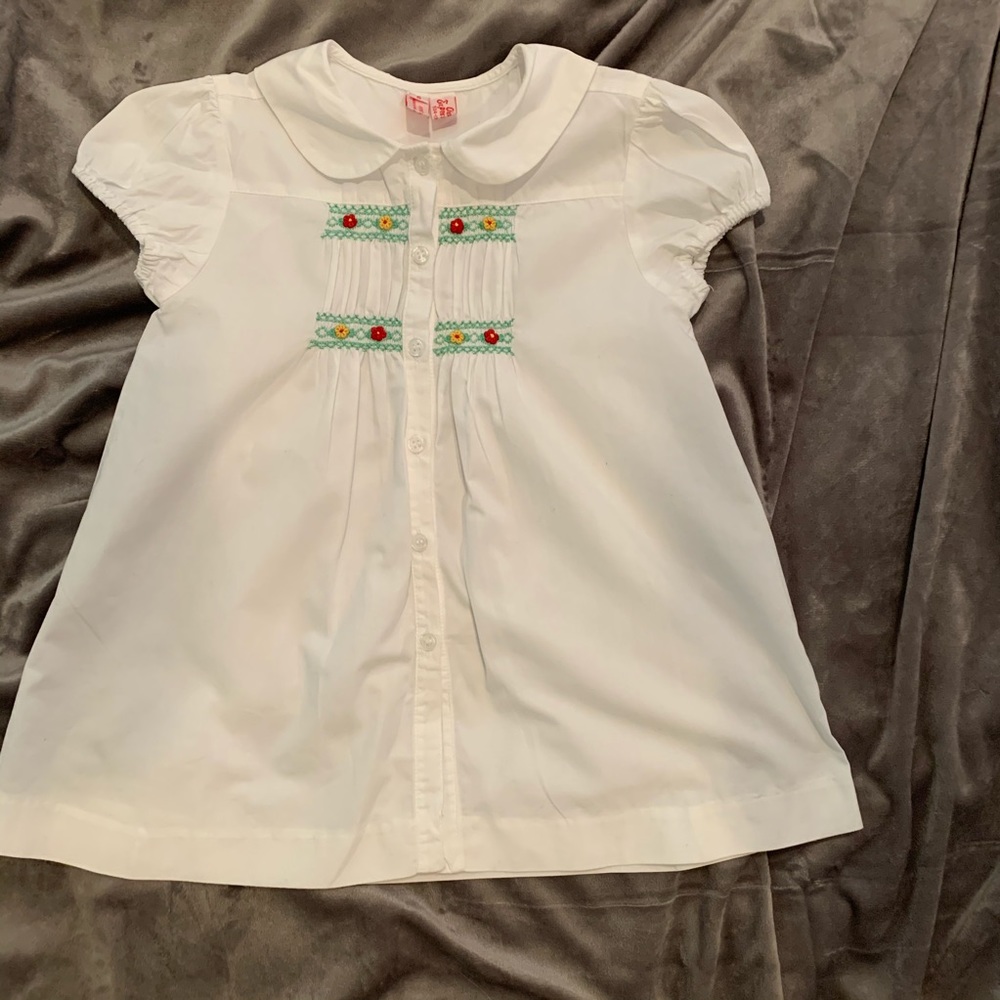 Orient Express Smocked Dress